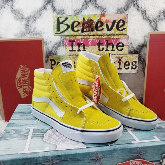 Vans Cyber Yellow Sk8-HI - Picture 8 of 14